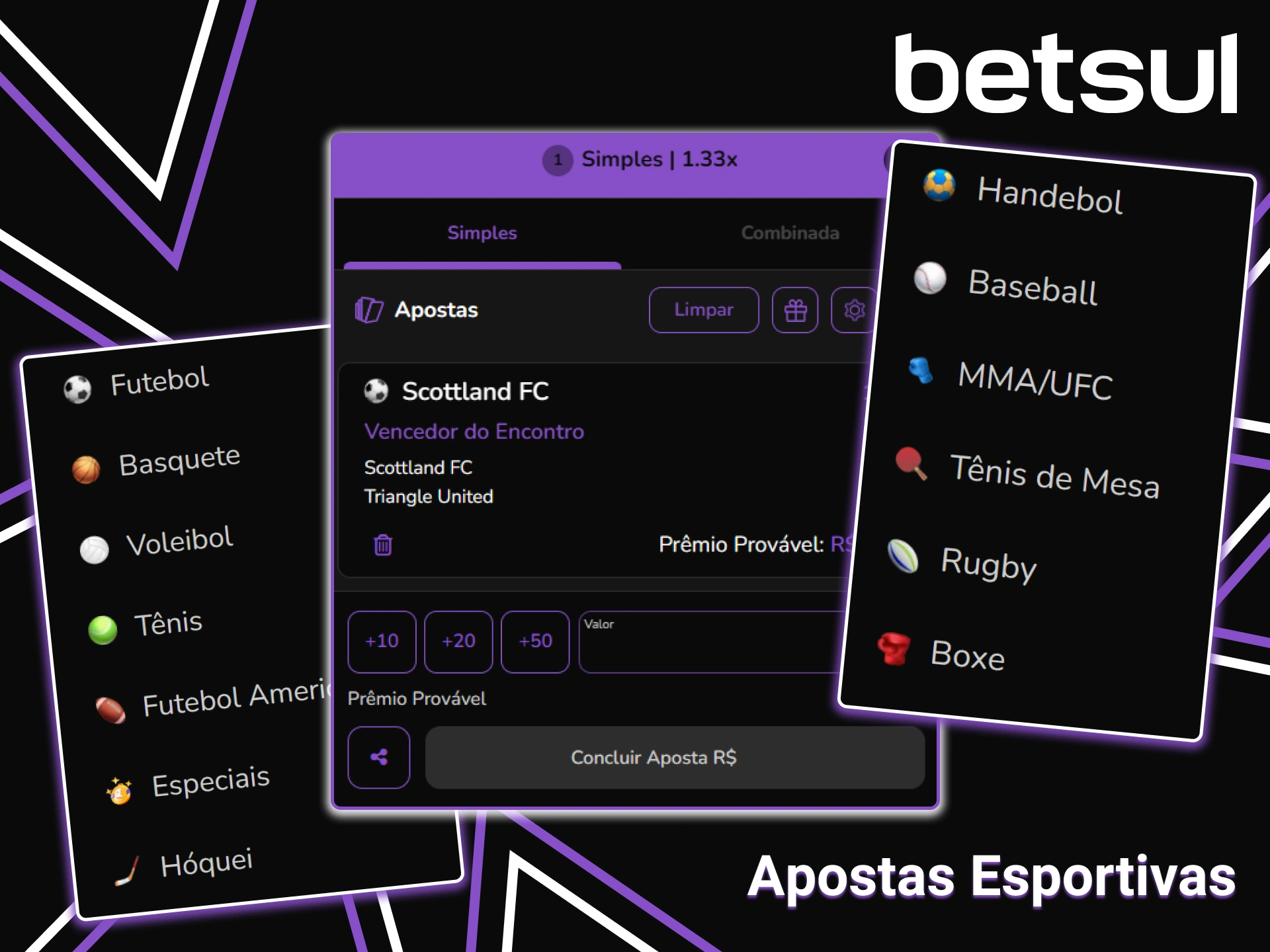 Divirta-se com apostas esportivas no site oficial da Betsul.
