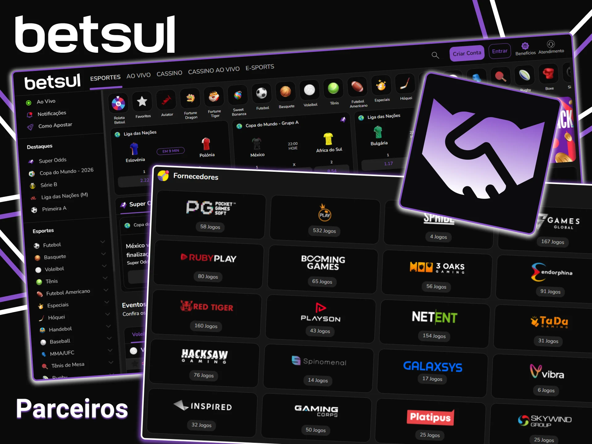 Veja as informações sobre os parceiros e embaixadores da Betsul.